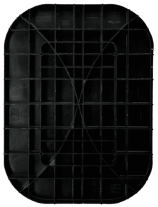 oval abs concrete pier pad