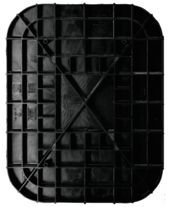 oval abs concrete pier pad