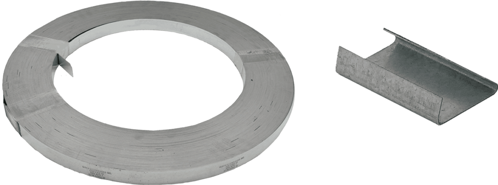 galvanized strapping crimp seals