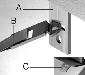 longitudinal connector strap