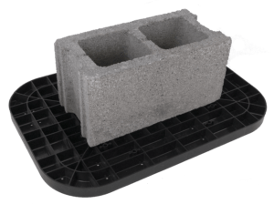 oval pad with one block